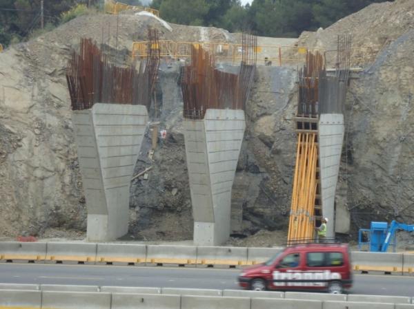 Paso superior carril BUS-VAO OF2.1 — 1